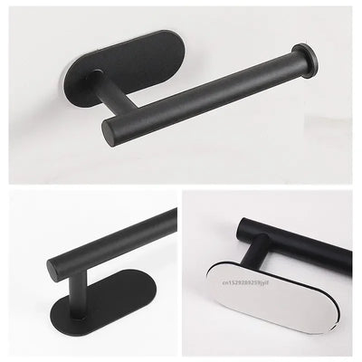 No Drilling Stainless Steel Toilet Paper Holder - Smarsty