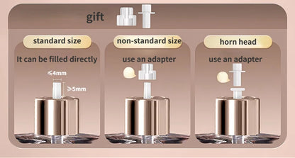 Portable Glass Refillable Perfume Bottle with Spray Pump - Smarsty