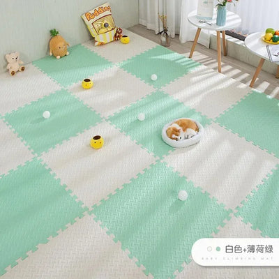 16pcs Foam Baby Play Mat Puzzle Mat Kids Interlocking Exercise Tiles Rugs Puzzle Floor Tiles Toy Carpet Soft Carpet 30*30*1cm by Smarsty