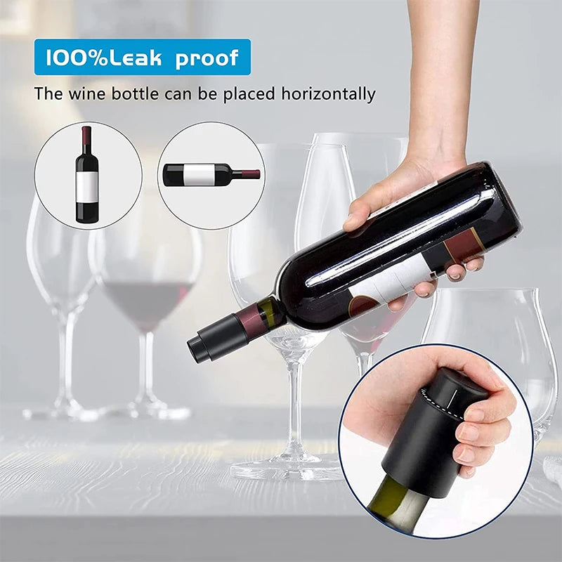 FLYMUYU Vacuum Wine Stopper for Freshness Preservation - Smarsty