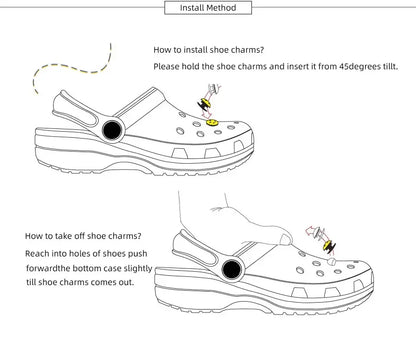 Shoe Charms for DIY Colored Diamond Crystal Shoe Buckle Decoration for Shoe Charm Accessories Kids Party Gift Shoes Decorations - Smarsty
