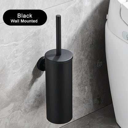 Stainless Steel Wall Mounted Toilet Brush Holder Accessory - Smarsty