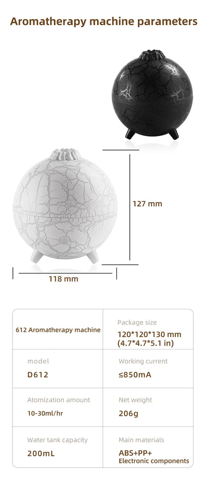 Colorful Atmosphere Lamp USB Humidifier with Essential Oil Diffuser - Smarsty