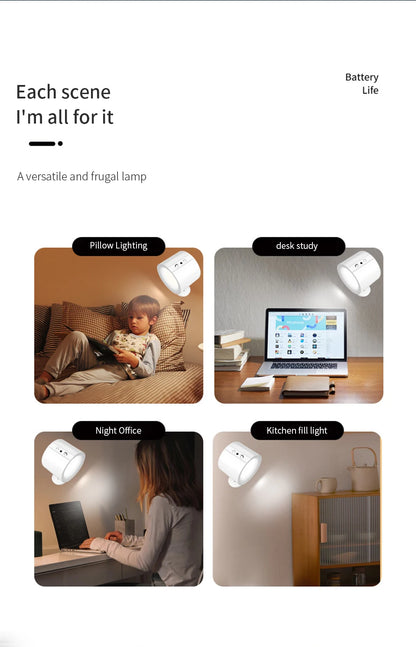 LED Wall Sconces with Touch Control and 360 Rotation - Smarsty