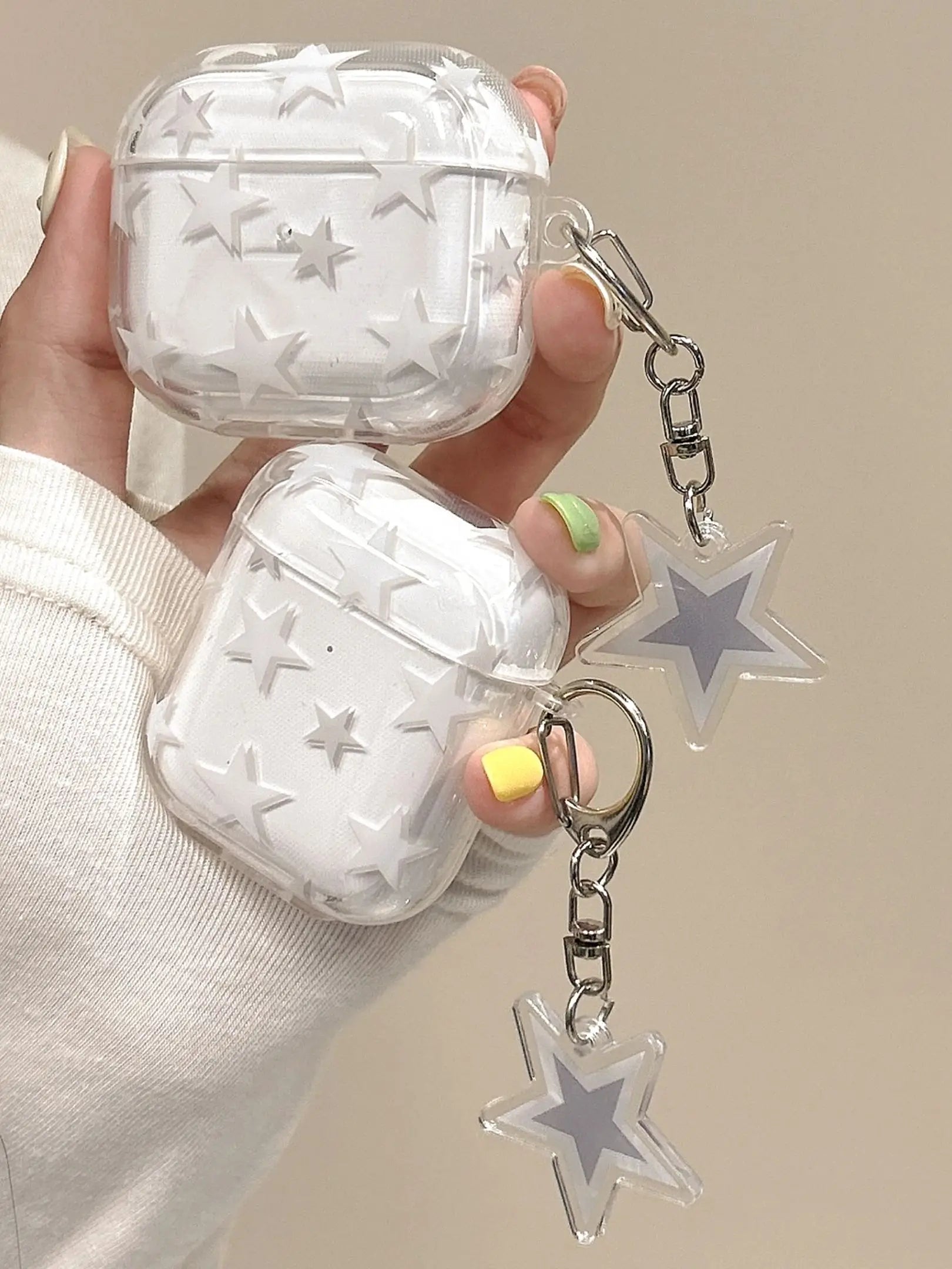 Wireless Bluetooth Earphone Case with Star Pattern - Smarsty