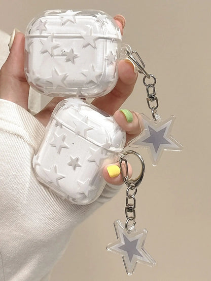 Wireless Bluetooth Earphone Case with Star Pattern - Smarsty