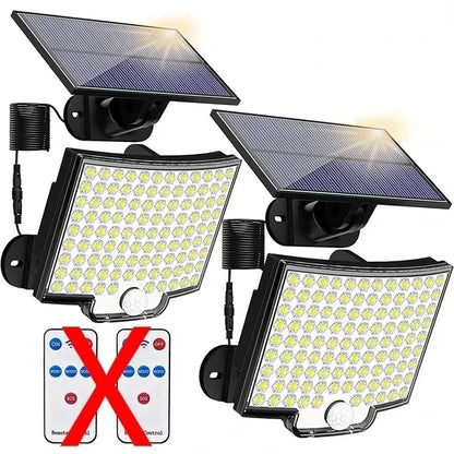 Solar Powered LED Wall Lights with Human Body Sensor - Smarsty