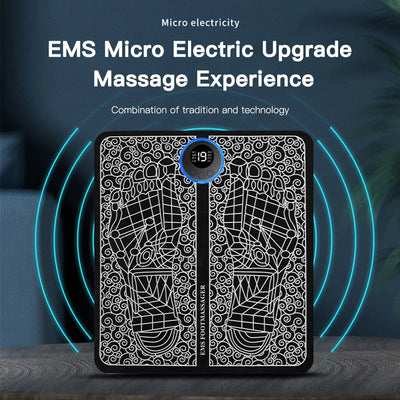 Electric Foot Massager Pad for Muscle Relaxation - Smarsty