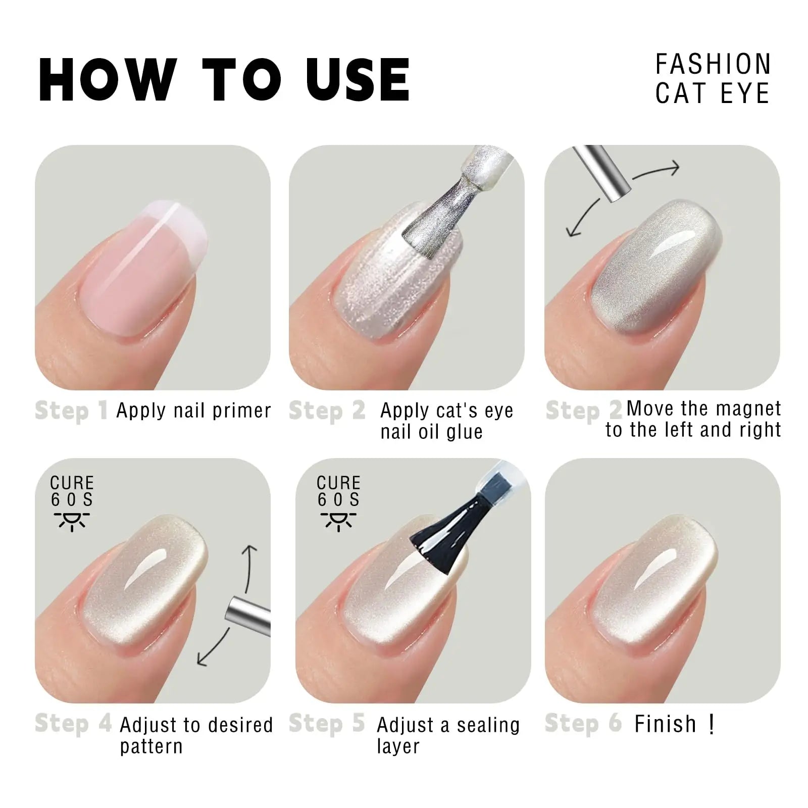 Magnetic Cat Eye Gel Nail Art Pen for 3D Manicure - Smarsty