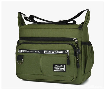Mens Messenger Bag Crossbody Satchel Waterproof Oxford - Smarsty