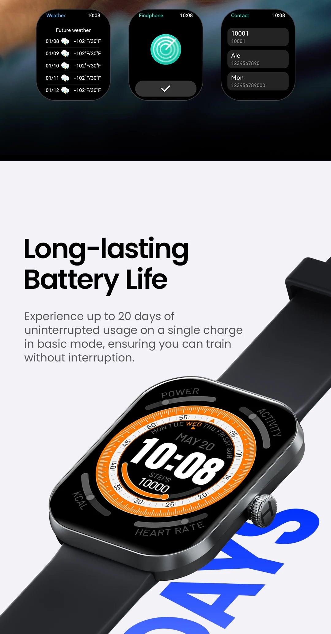 Haylou S6 Smartwatch With HD Display And Fitness Tracking - Smarsty