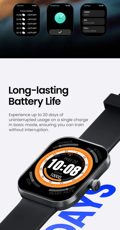 Haylou S6 Smartwatch With HD Display And Fitness Tracking - Smarsty