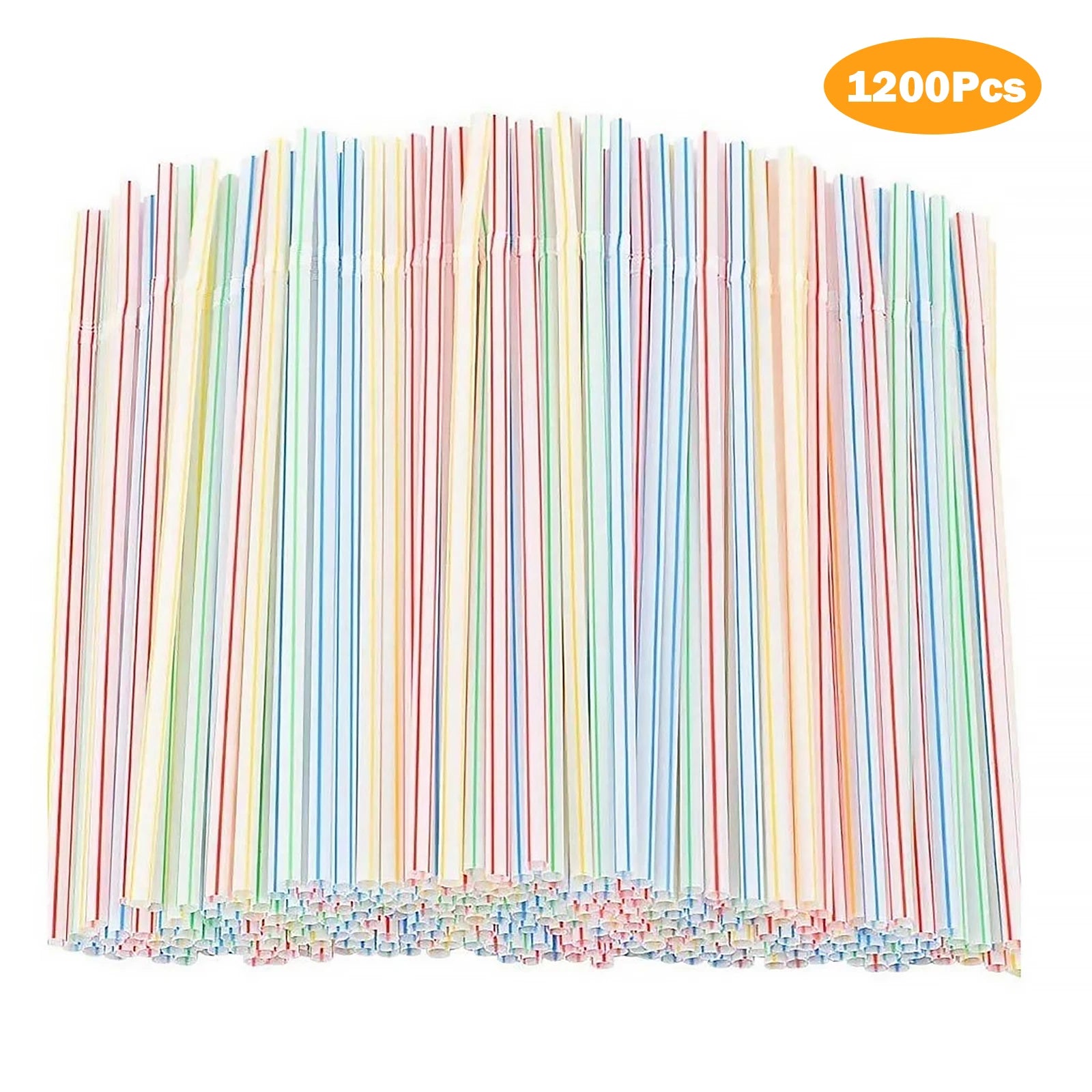 Colorful Flexible Plastic Drinking Straws for Parties - Smarsty