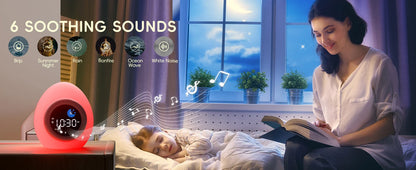 Puppy-Shaped Kids Alarm Clock with Night Light - Smarsty
