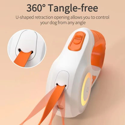 5M Automatic Retractable Dog Leash with LED Flashlight - Smarsty