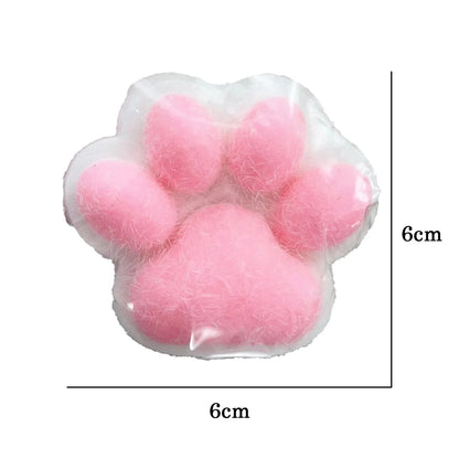 Stress And Anxiety Relief Softly Soothe The Shape Of a Cat's Paw With A Massage Of The Hands Or Feet For Adult Sensory Toys