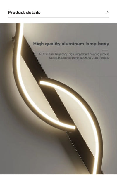 Modern LED Wall Lamp for Minimalist Bedroom Lighting - Smarsty