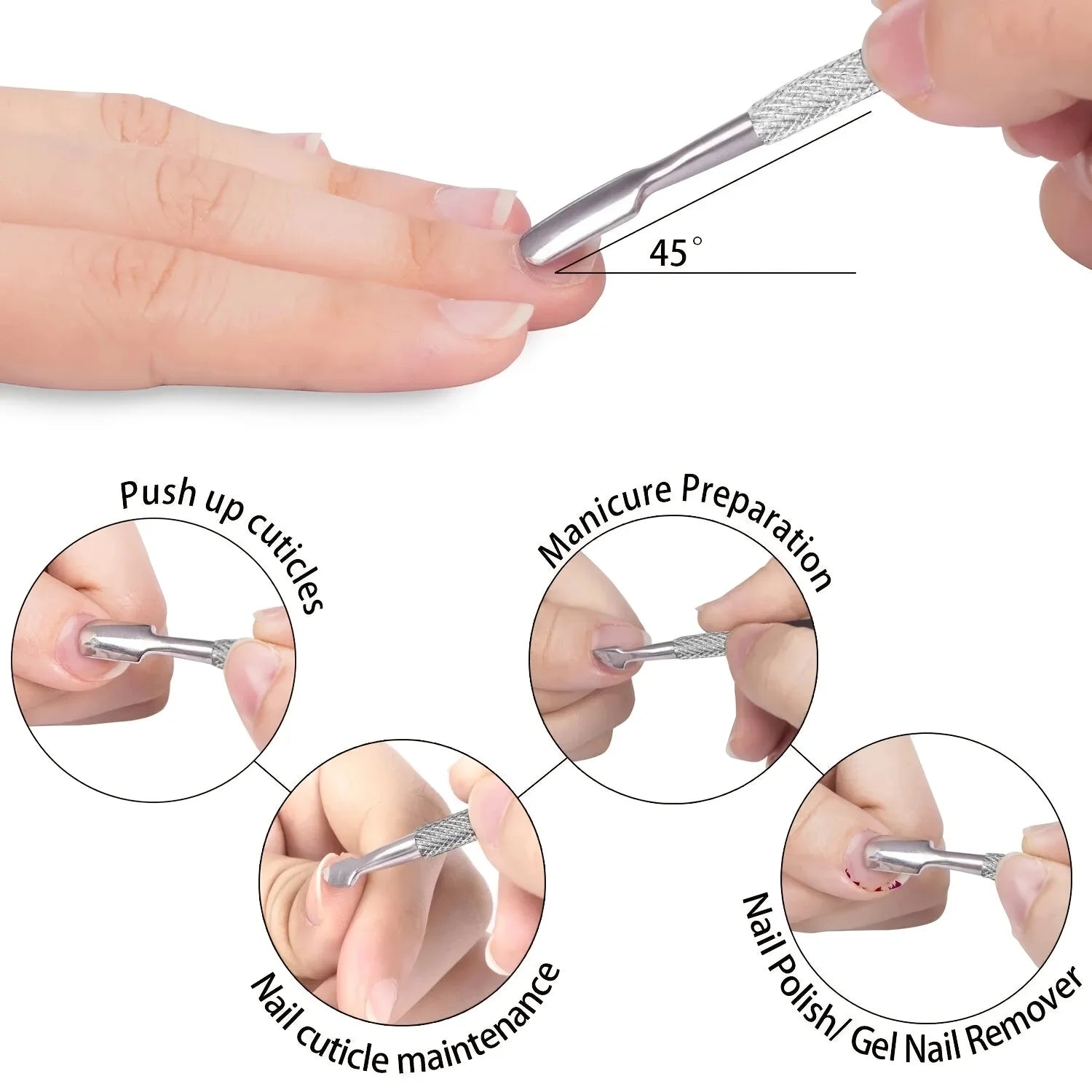 Stainless Steel Cuticle Scissors for Perfect Nail Care - Smarsty