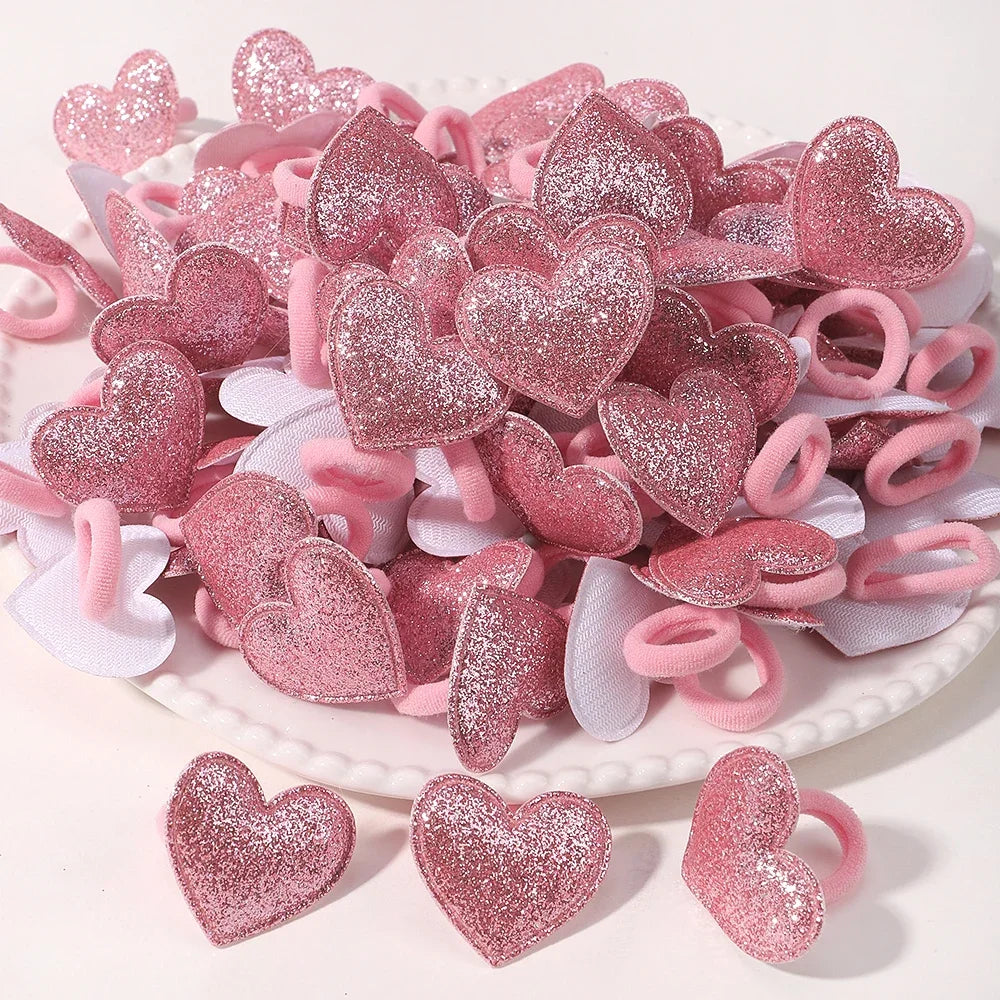 Cute Girls Hair Ties Soft No Harm Ponytail Holders 10Pack - Smarsty