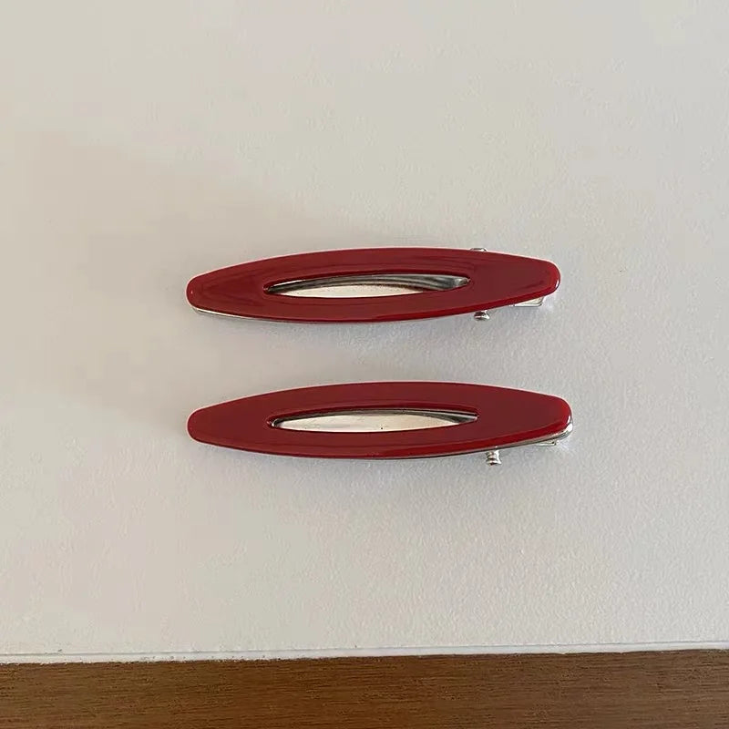 Colorful Acetate Hair Clips Set for Stylish Women - Smarsty