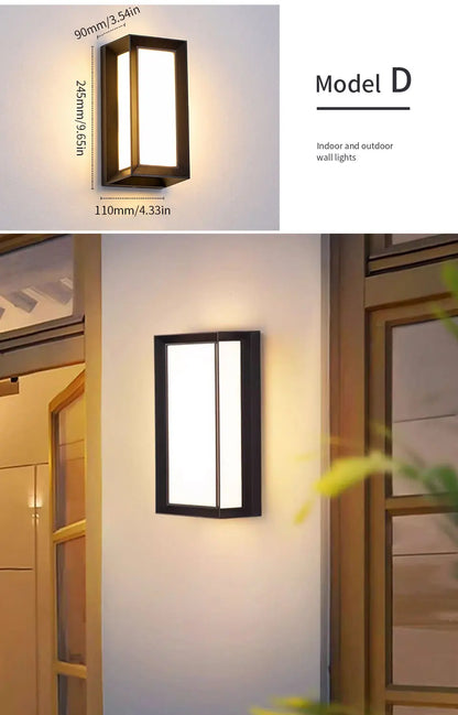 LED Outdoor Wall Light with PIR Motion Sensor - Smarsty