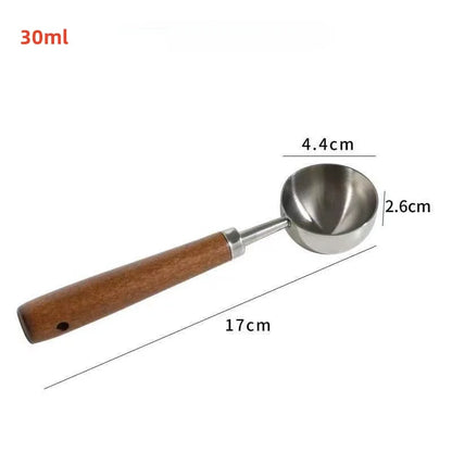 Walnut Wooden Measuring Spoon Set for Kitchen Use - Smarsty