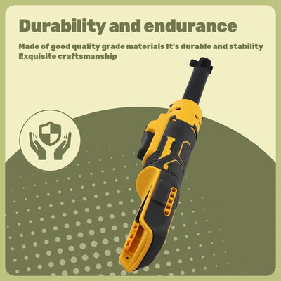Extended Cordless Electric Ratchet Wrench for Easy Nut Removal - Smarsty