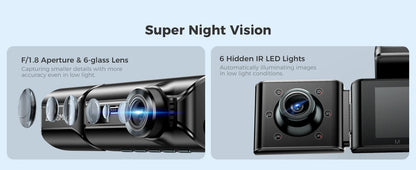 4K Dash Cam With GPS And Superior Night Vision Parking - Smarsty