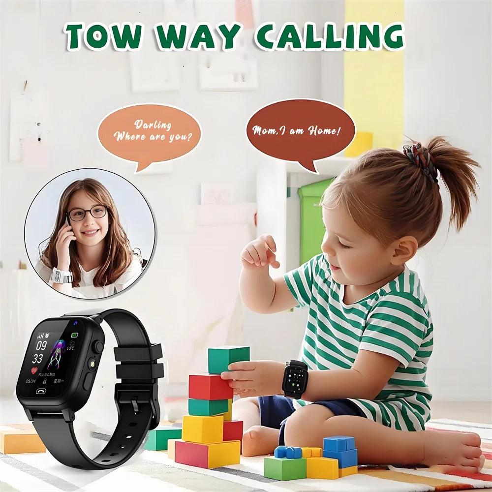 4G Kids Smart Watch With SOS Call And Waterproof Design - Smarsty