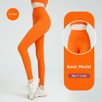 2024 Hot Sale Fitness Lenggings Female Full Length Leggings Running Pants Comfortable And Formfitting Yoga Pants Workout Legging - Smarsty