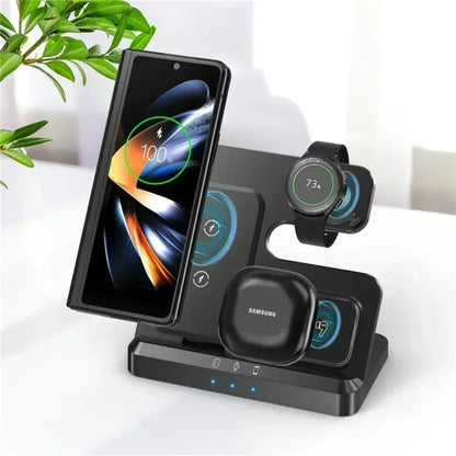 3 In 1 Magnetic Wireless Charger For Phone Watch Earbuds - Smarsty