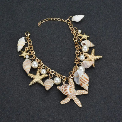 Bohemian Beach Style Bracelet with Starfish Charm - Smarsty