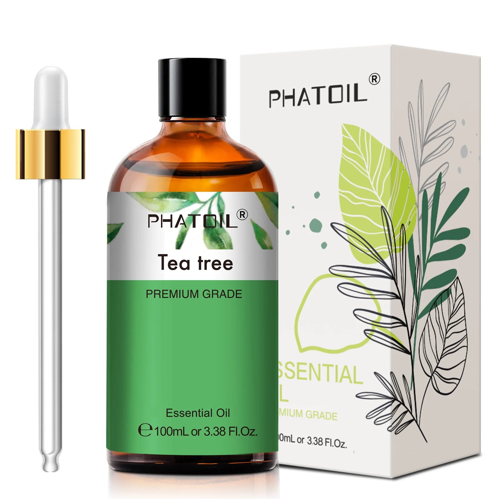 PHATOIL 100ml Essential Oil Set for Aromatherapy Diffusers - Smarsty