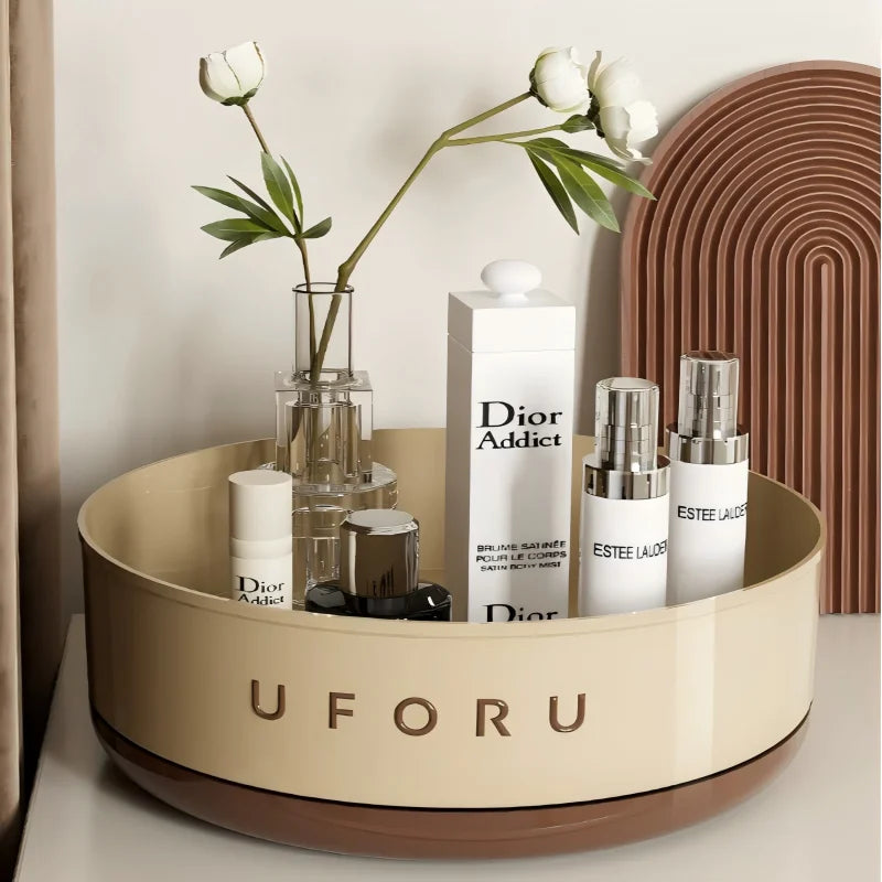 Multifunctional Adjustable Kitchen Rack, Large Capacity Condiment Box Storage , Plastic Material Tabletop Fruit Platter