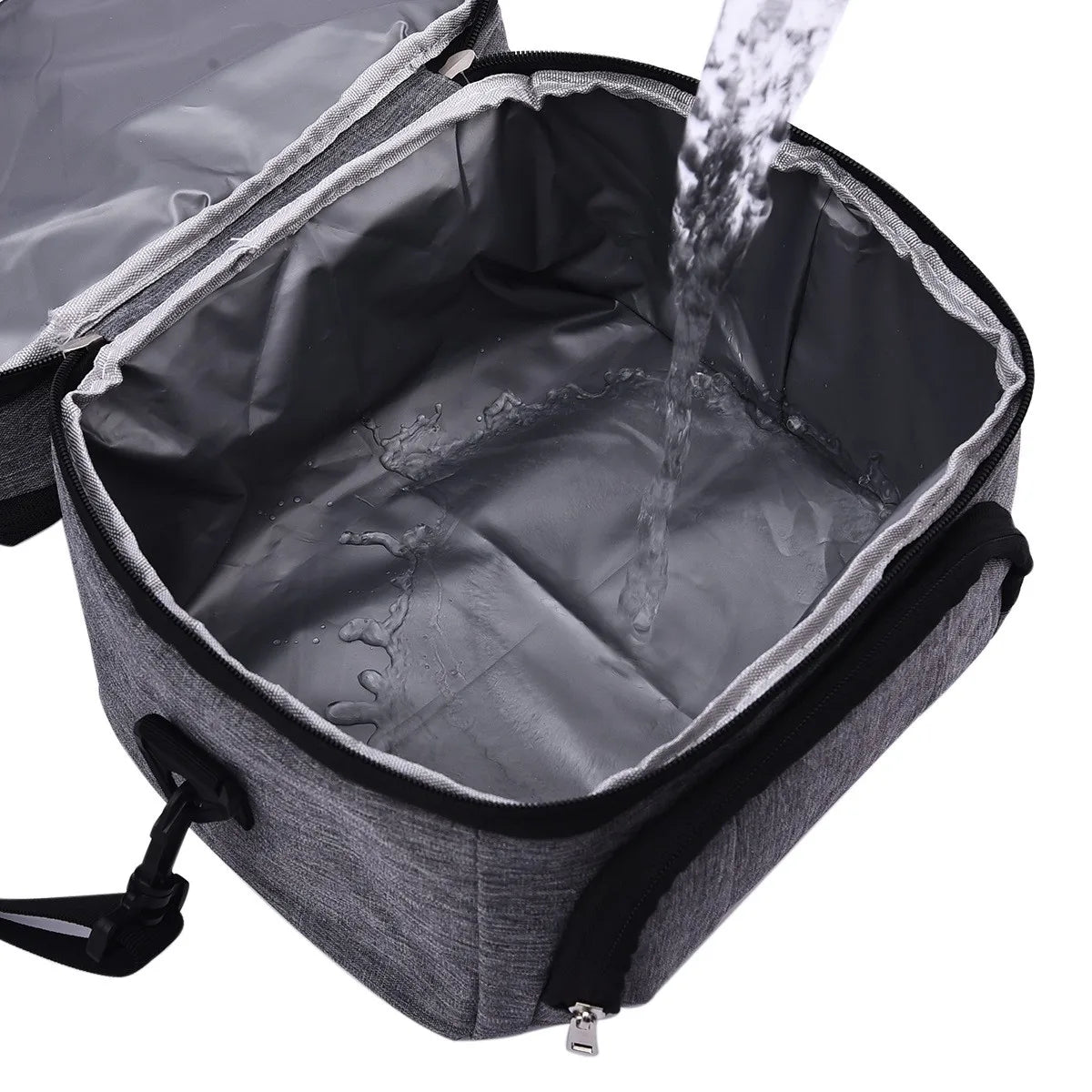 Double Insulated Lunch Bag With Adjustable Strap For Picnics - Smarsty