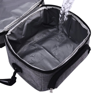 Double Insulated Lunch Bag With Adjustable Strap For Picnics - Smarsty