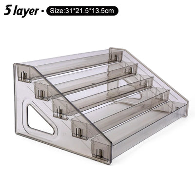 Acrylic Nail Polish Display Organizer Shelf Clear Design - Smarsty