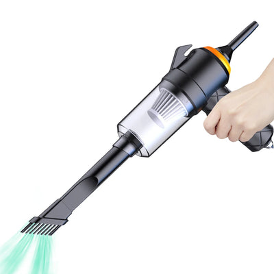 6 In 1 Blowing Suction Car Cleaner Type-C Rechargeable Electric Powerful Cleaner Multifunctional for Car Home Keyboard Cleaning