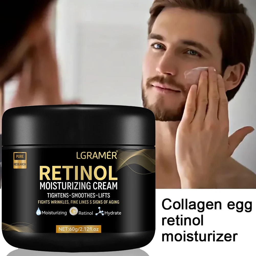 Men's Retinol Face Moisturizer for Anti-Aging and Pore Shrinking - Smarsty