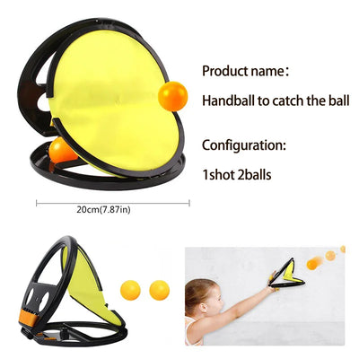 Catch Ball Game for Adult Kid Outdoor Indoor Funny Interaction Sensory Sport Toy Training Hand Eye Coordination Parent Child Toy - Smarsty