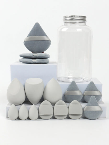 Spring Cosmetic Puff Set with Mini Makeup Eggs and Cushions - Smarsty
