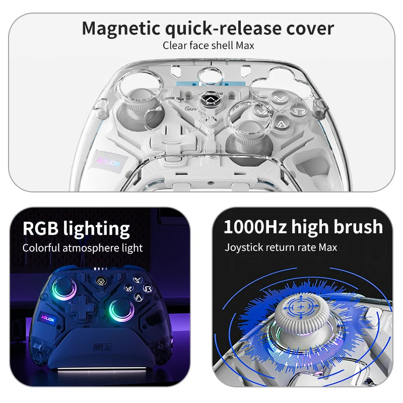 Aolion K10 Wireless Gaming Controller With Charging Dock - Smarsty