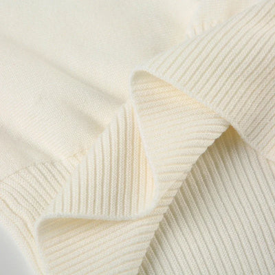 Solid Off-Shoulder Sweater Loose Slash Neck Long Sleeve Knitted Pullovers Women Autumn Winter Fashion Casual Lady - Smarsty