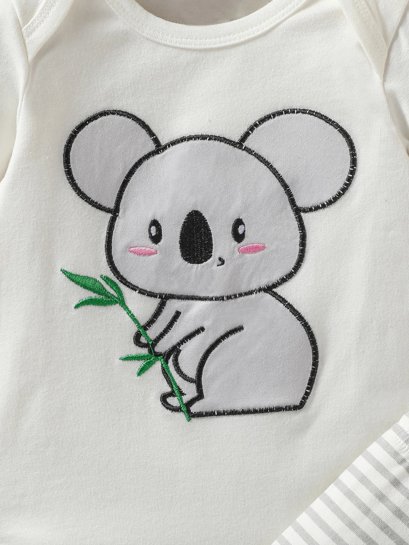 4Pcs Baby Boy's all seasons Full Cartoon Elephant Streetwear Fashion Pantsuit +Hat +Gloves+Bib