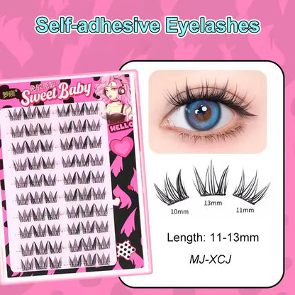 Self Adhesive Cluster Lashes for Effortless Application - Smarsty