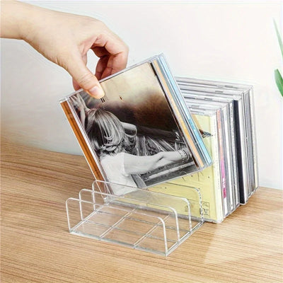 DVD/CD Organizer,Eyeshadow Palette Storage Tray Cosmetics Rack Makeup Tools Compartment Holder Sunglasses Storage Shelf by Smarsty