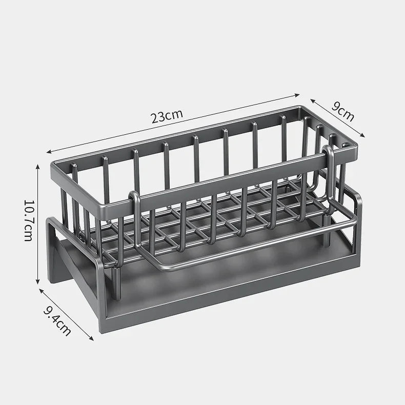 No-Punch Kitchen Shelf Drainage Rack for Easy Storage - Smarsty