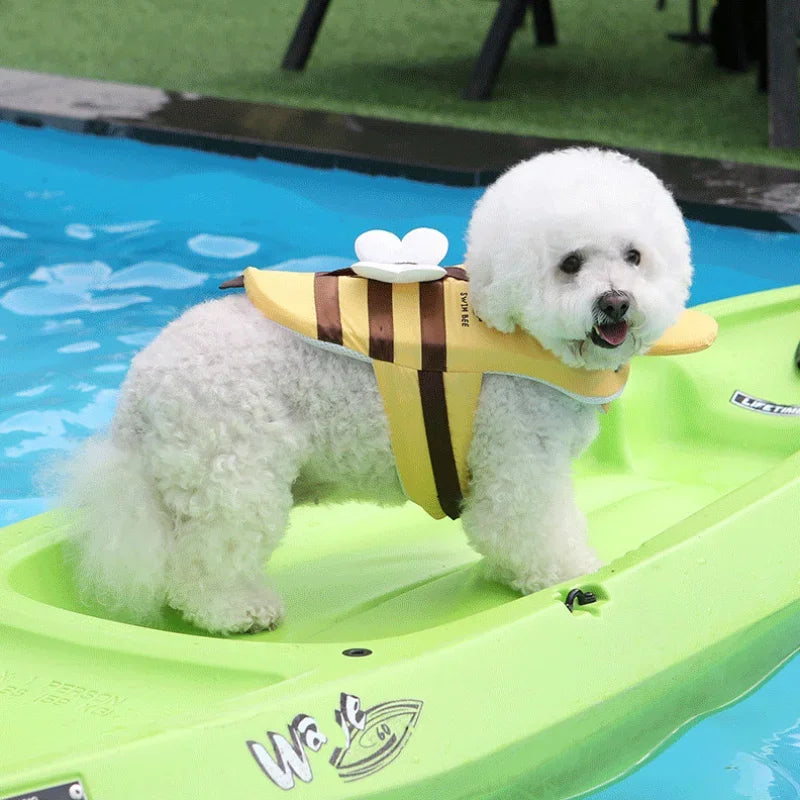 Summer Waterproof Dog Swimsuit Life Jacket for Safety - Smarsty