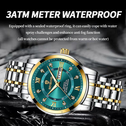 Luxury Waterproof Diver Watch for Men 30ATM - Smarsty