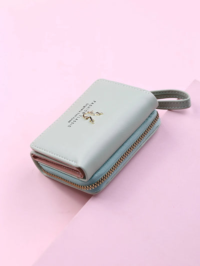 Luxury Brand Women's Small Wallet Female Card Holder Short Wallets with Coin Purse for Woman Ladies PU Leather Hasp Mini Clutch - Smarsty